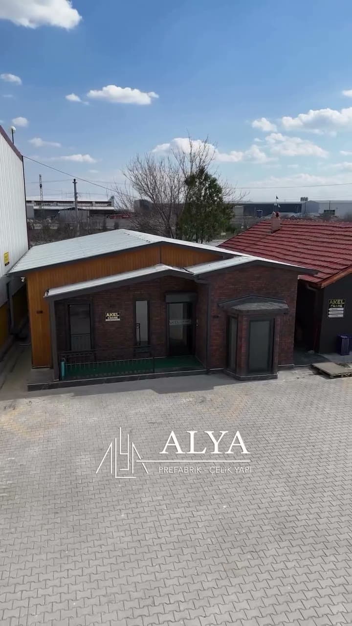 107 m²’lik modern ofisimiz Alya Prefabrik imzasıyla hayat