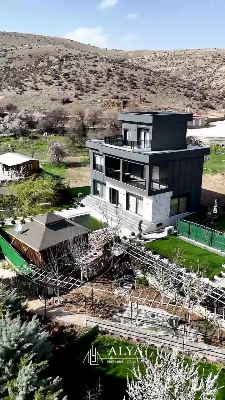 Alya Prefabrik ✨ Selçuklu, Konya’da, hafif çelik sistemle
