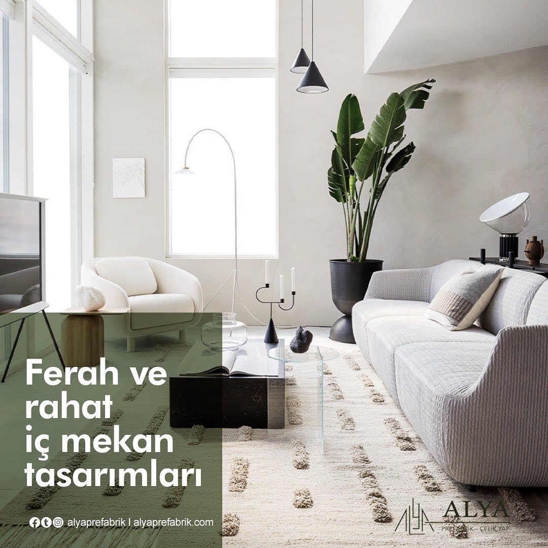 Ferah ve Rahat İç Mekan Tasarımları